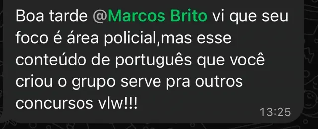 Depoimento aluno Anti-Gramática, serve pra outros concursos