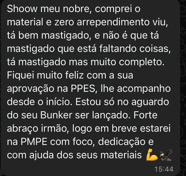 Depoimento aluno Anti-Vade Mecum