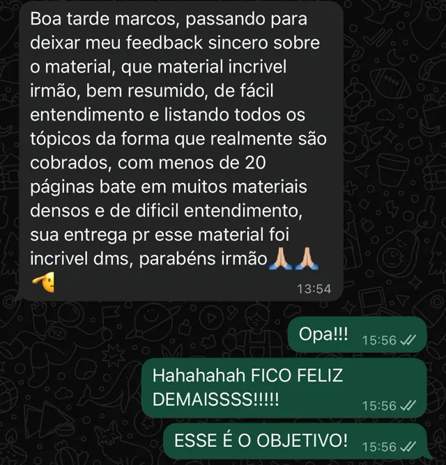 Depoimento aluno Anti-Vade Mecum